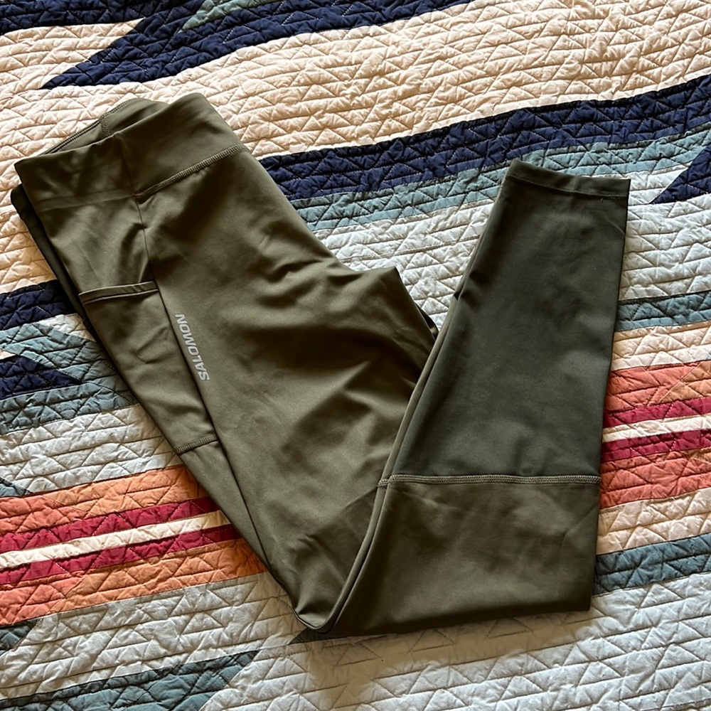 Salomon leggings with pockets